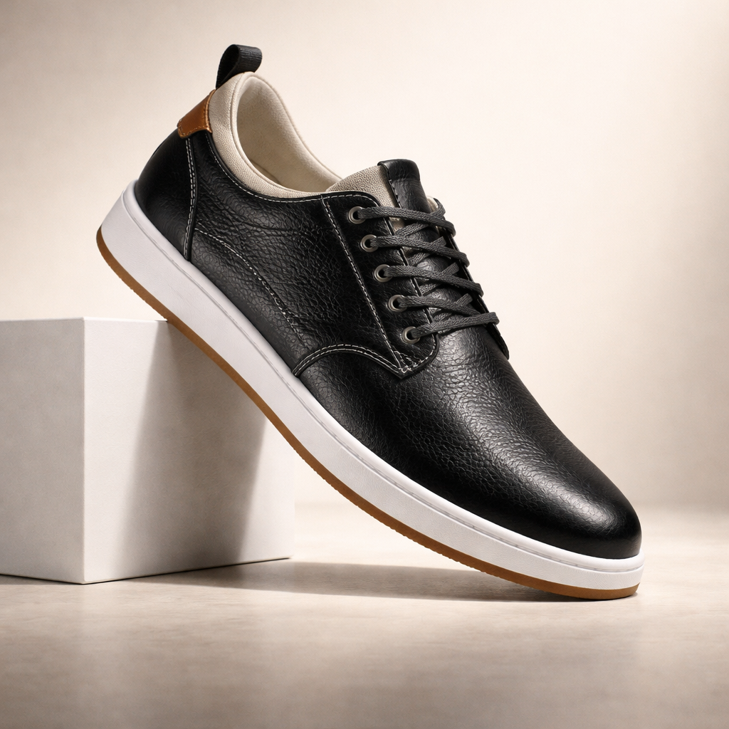 Logan Carter Leather Sneakers