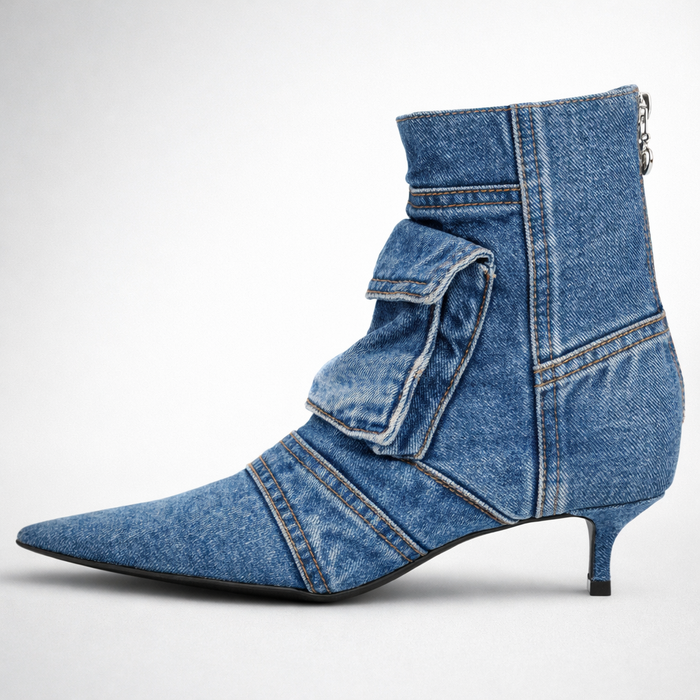 Lexie Denim Heels