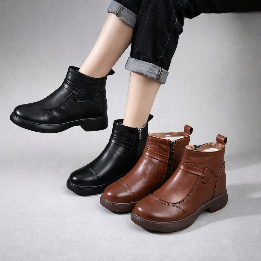 Dafne Genuine Leather Boots