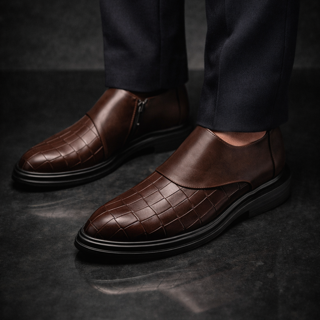 Ridgefield Leather Slip-Ons