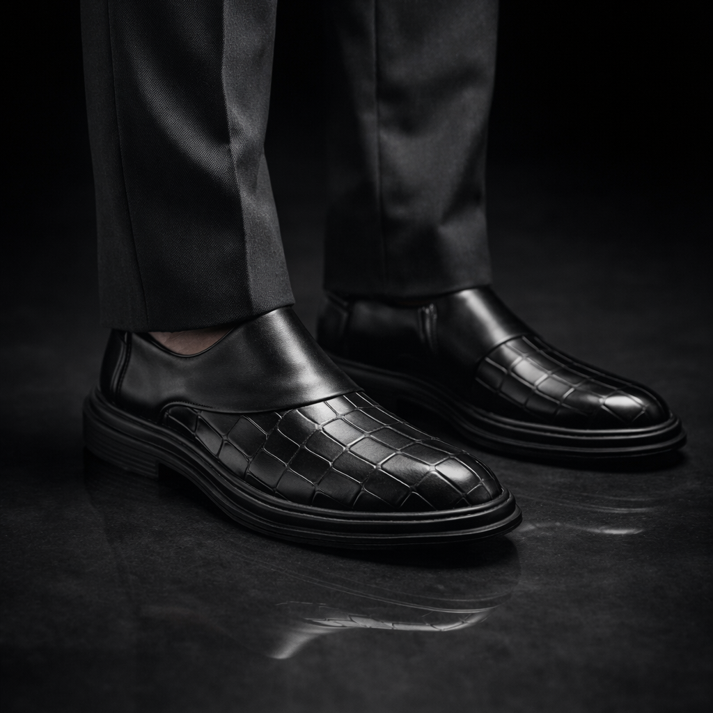 Ridgefield Leather Slip-Ons