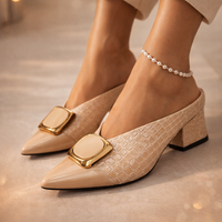 Cecile Slip-On Mules