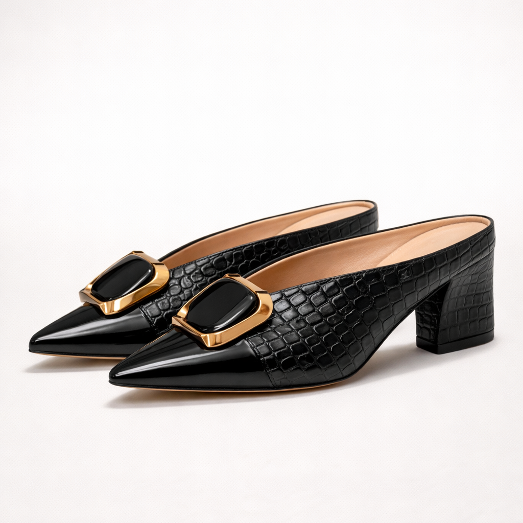 Cecile Slip-On Mules