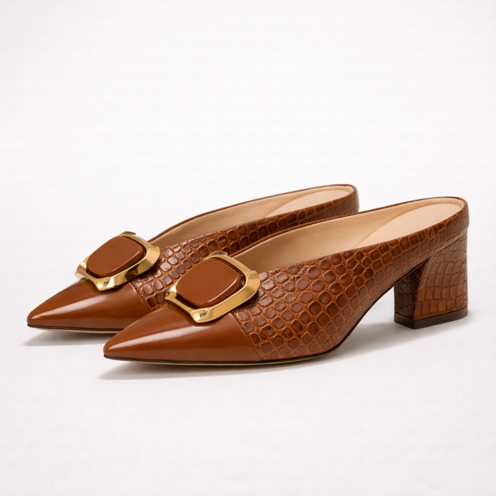 Cecile Slip-On Mules