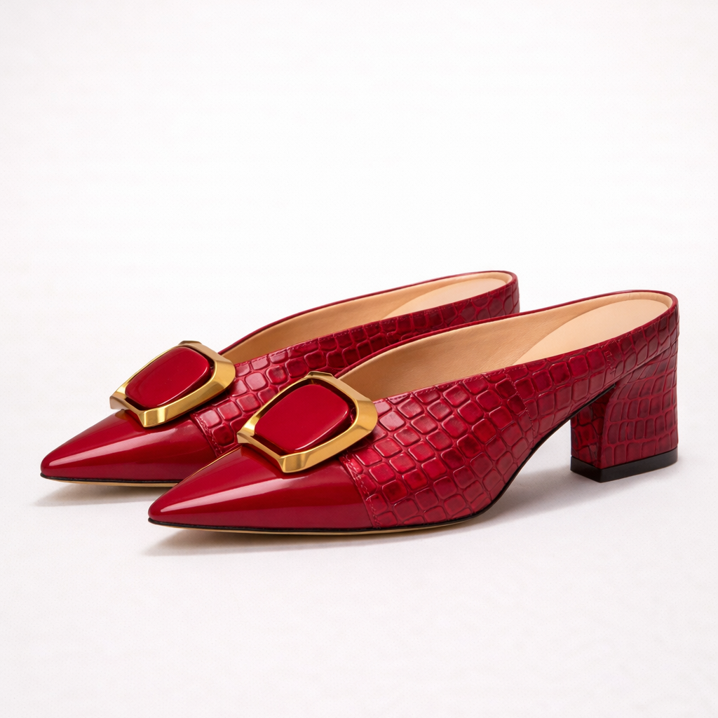Cecile Slip-On Mules