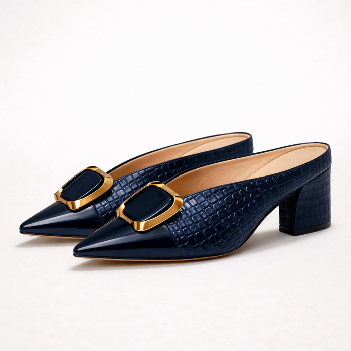 Cecile Slip-On Mules