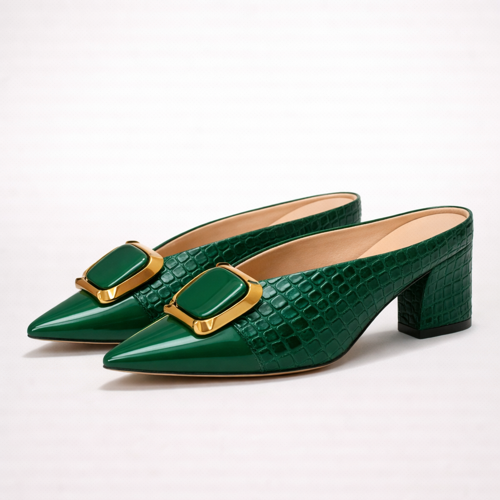 Cecile Slip-On Mules