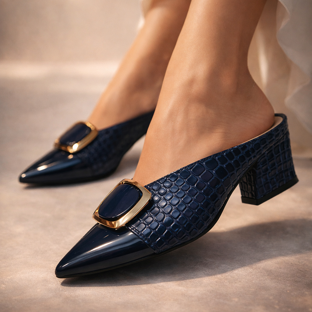 Cecile Slip-On Mules