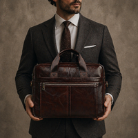 The Clermont Genuine Leather Briefcase