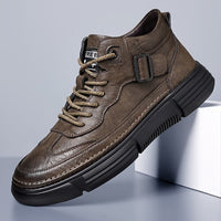 Lenny Genuine Leather Low-Tops