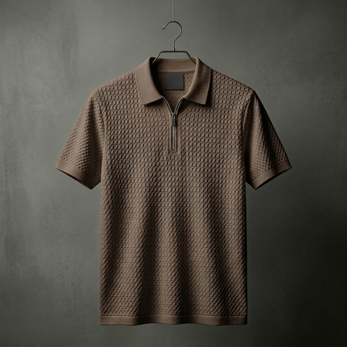 Breton Knit Quarter-Zip