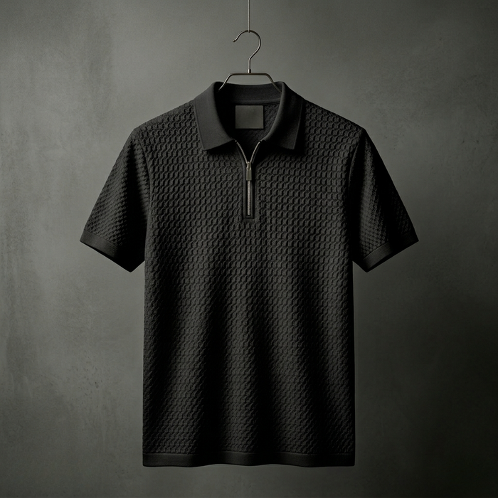Breton Knit Quarter-Zip