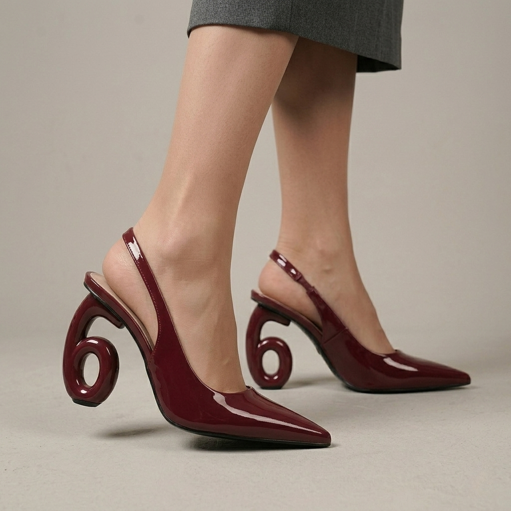 Veronique Spiral Heels