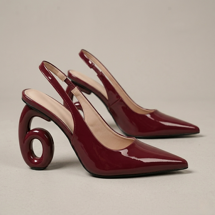 Veronique Spiral Heels