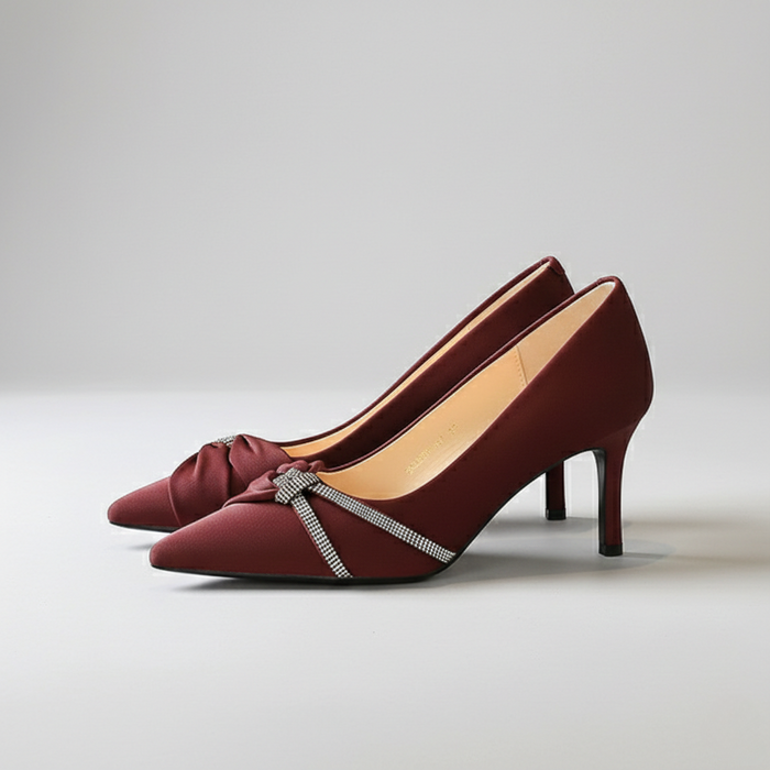 Margaux Leather Stilettos