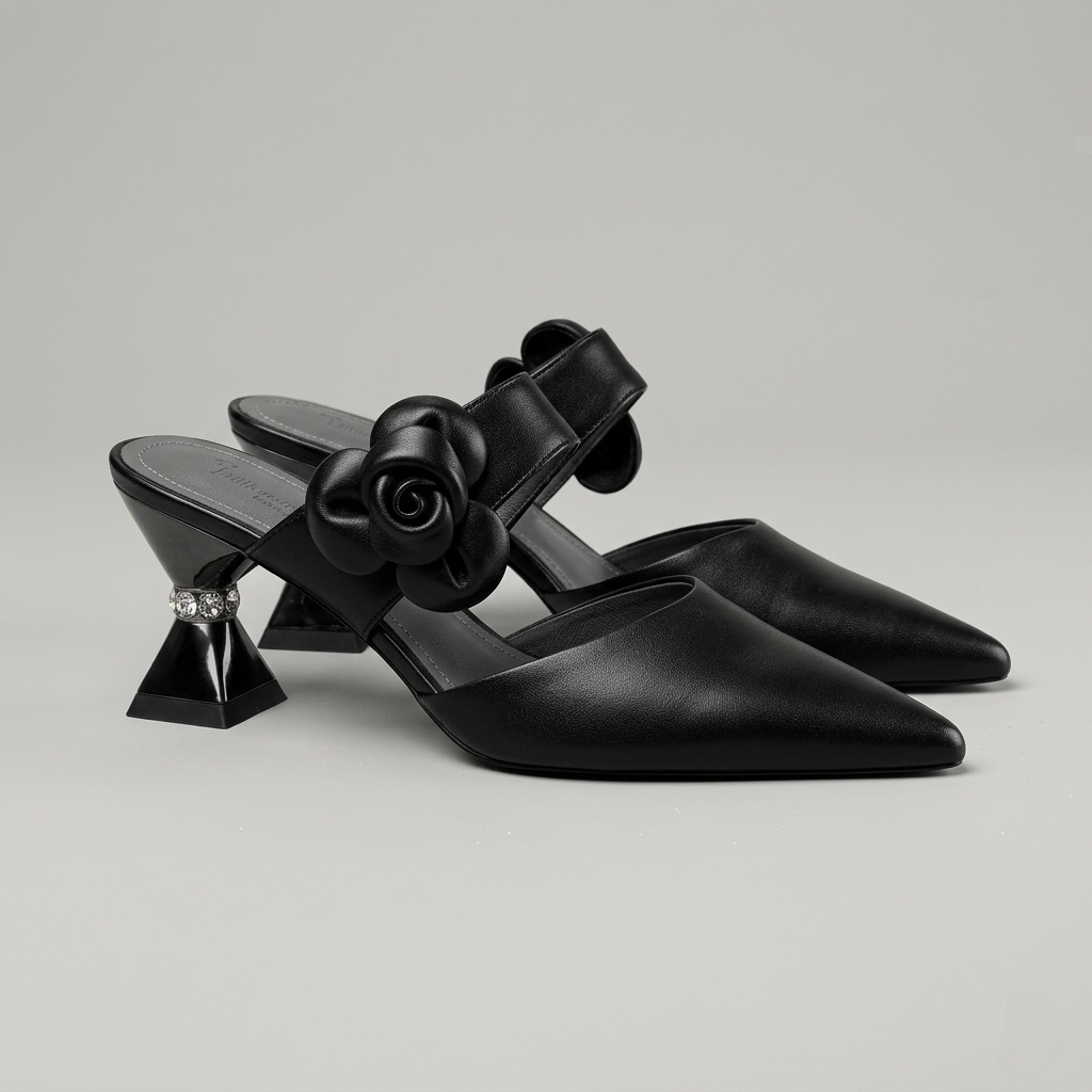 Izzie Rose Sculpt Mules
