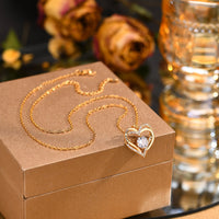 Two Hearts, One Love Necklace
