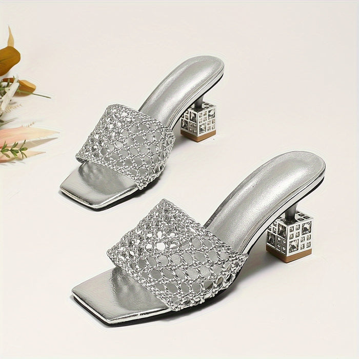 Crystal Solene Heels