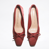 Doris Satin Low Heels