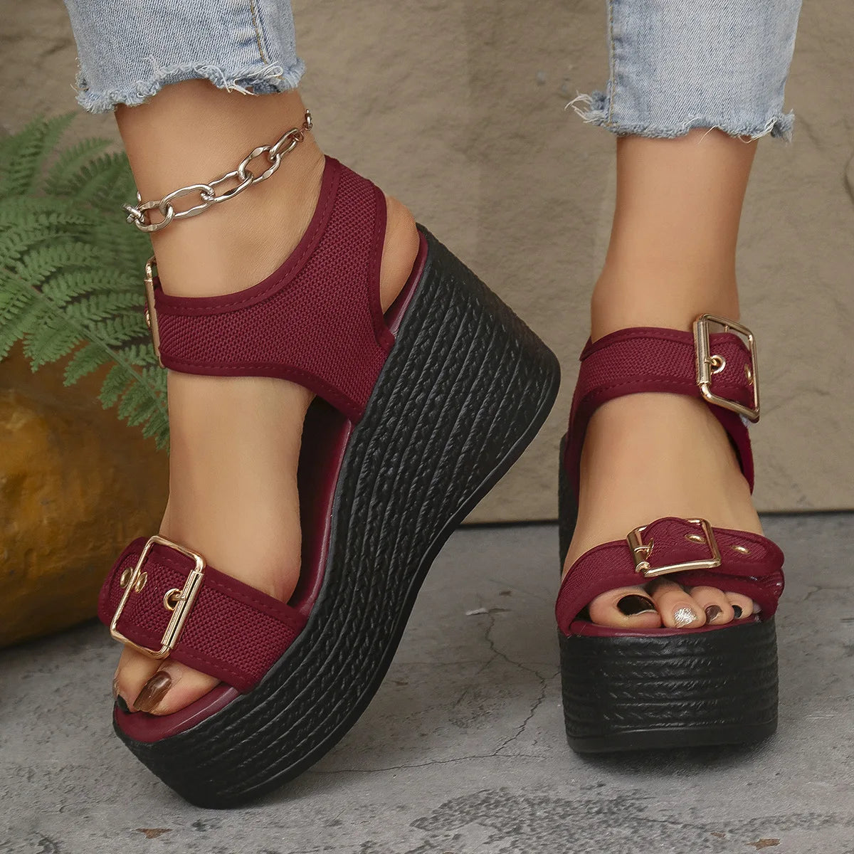 Victoria Platform Wedges