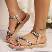 Floriel Woven Sandals