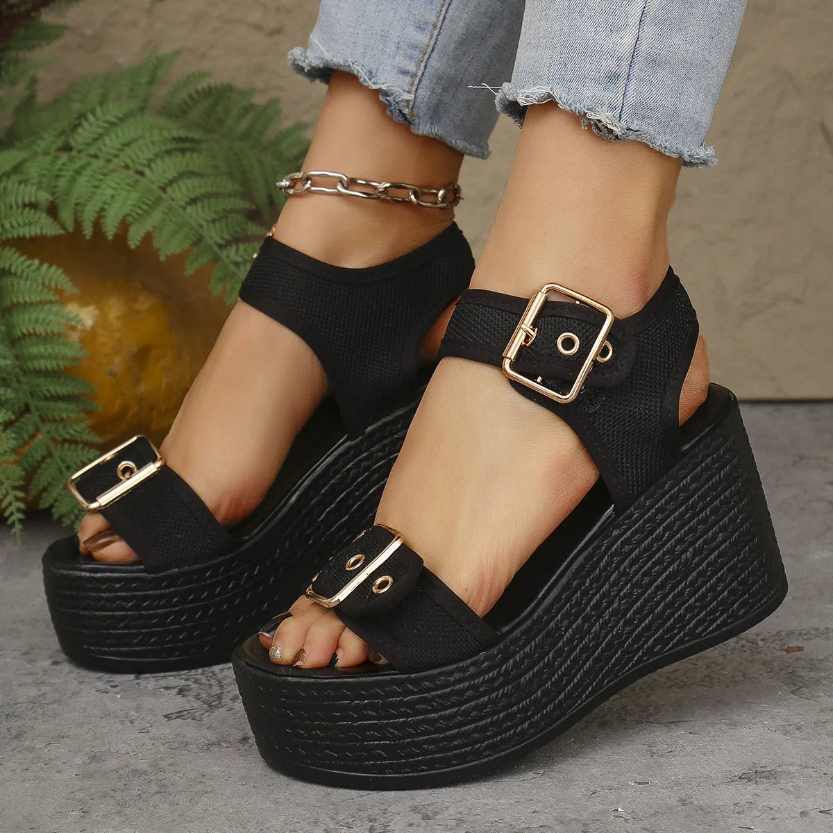 Victoria Platform Wedges