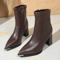 Sofia Grace Leather Boots