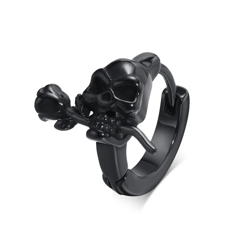 Raven’s Rose Earrings