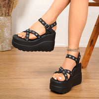 Jennifer Platform Wedges