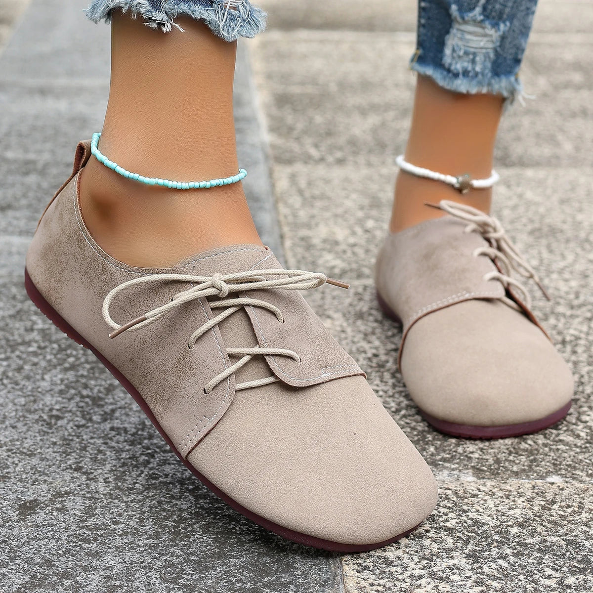Kayla Leather Flats