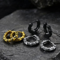 Memento Mori Hoop Earrings