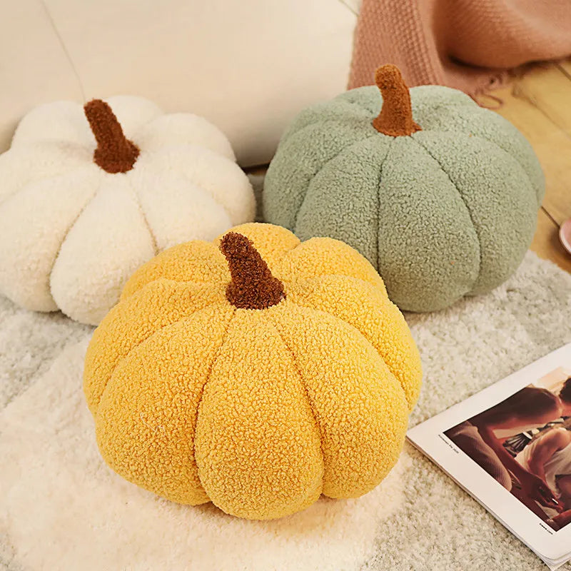 Fluffy Pumpkin Cushions