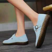 Hannah Leather Flats