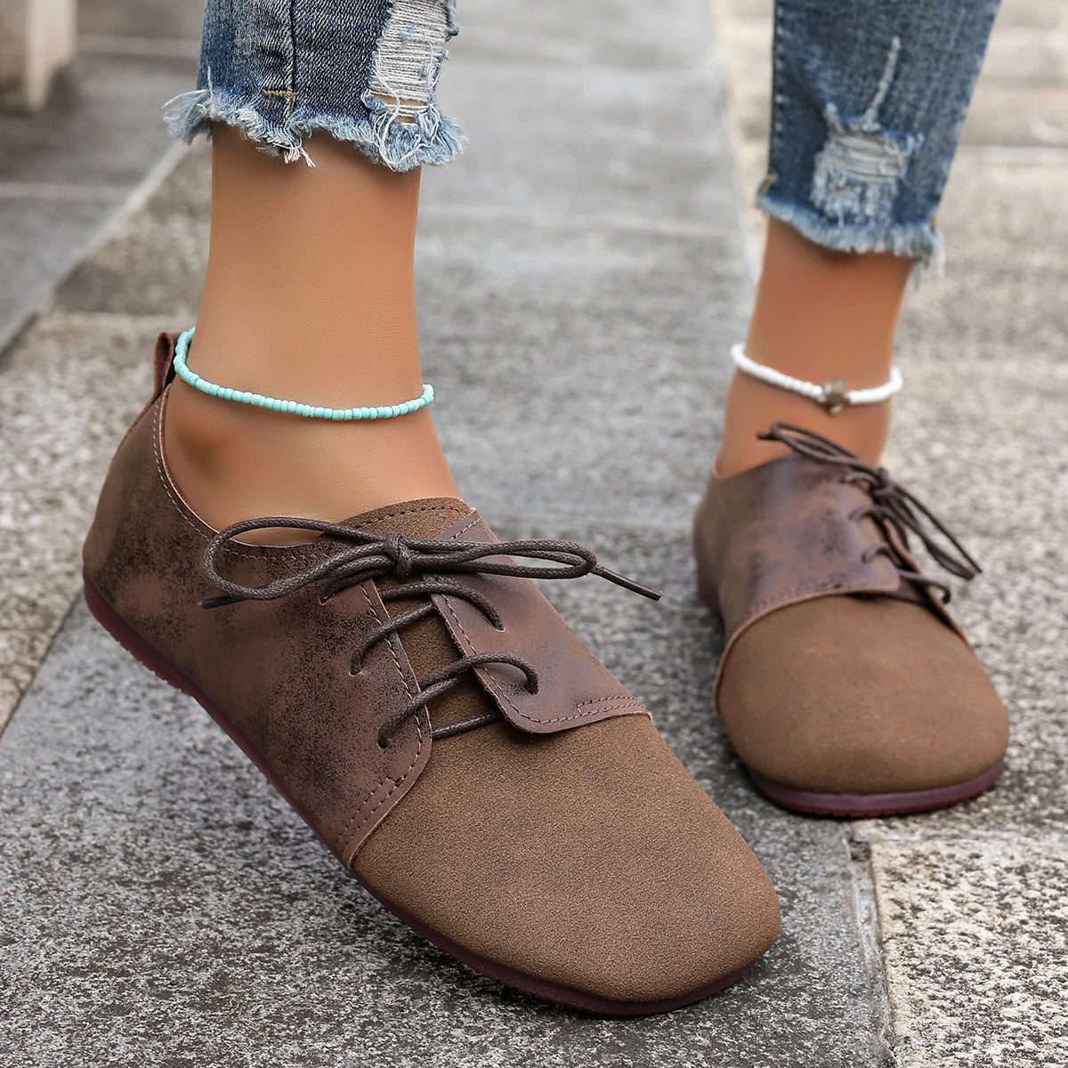 Kayla Leather Flats