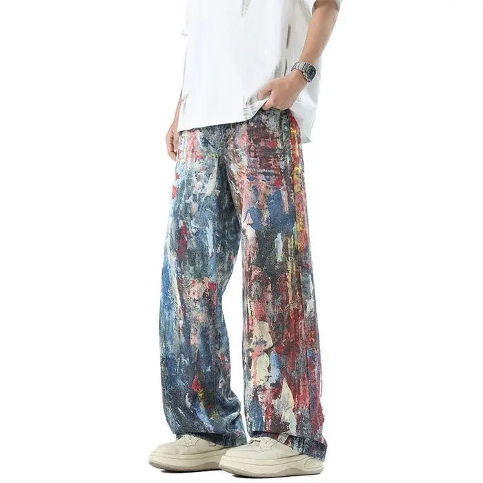 Graffiti Loose Jeans