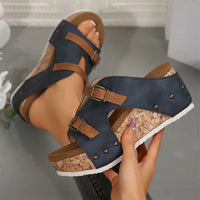 Teresa Wedge Sandals