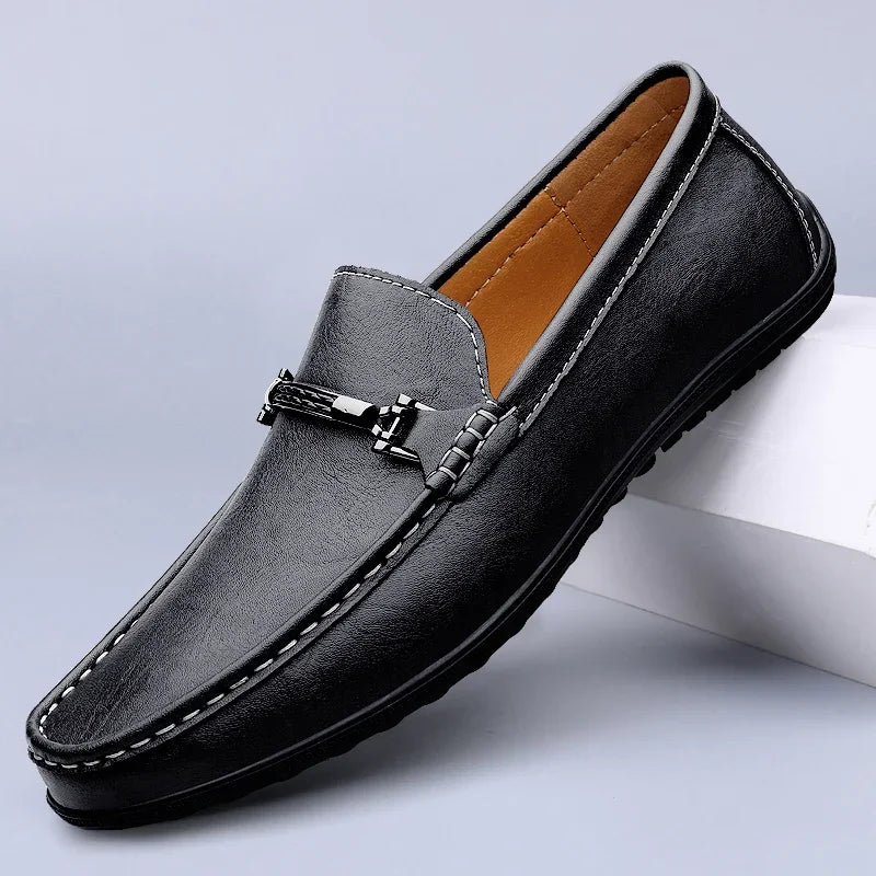 Valentino Leather Loafers