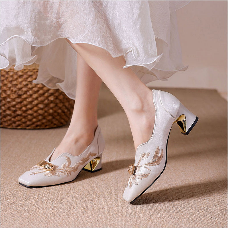 Delphine Low Heels