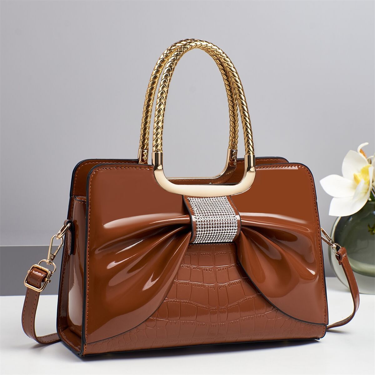 The Glow Leather Handbag