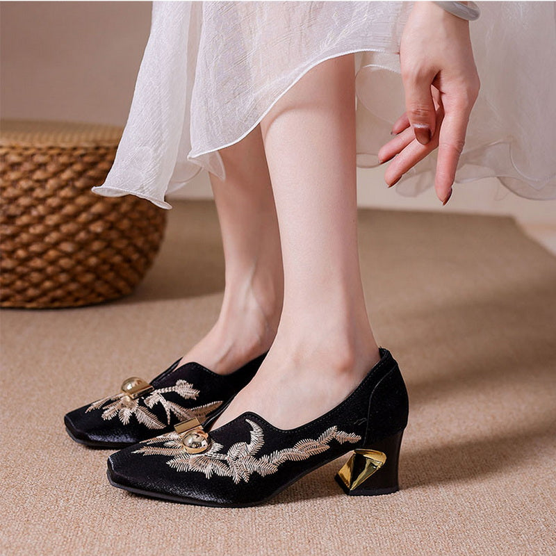 Delphine Low Heels