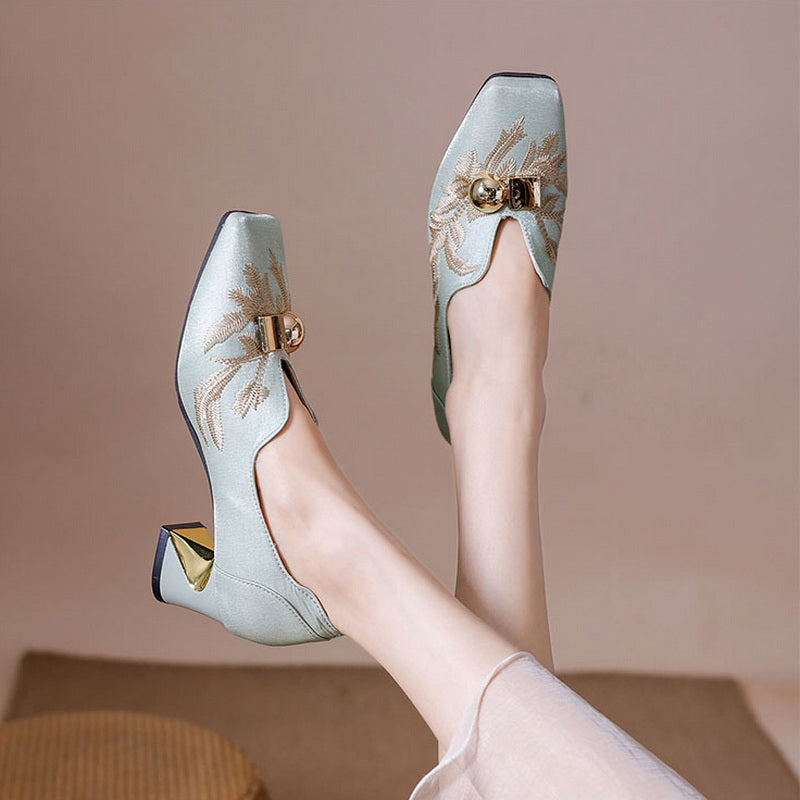 Delphine Low Heels