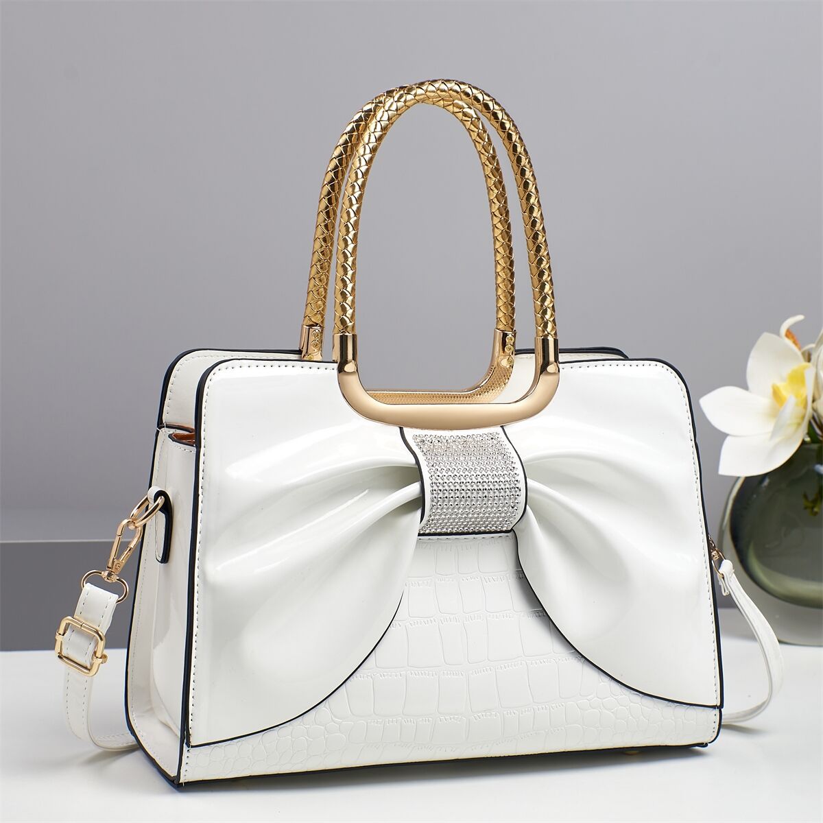 The Glow Leather Handbag