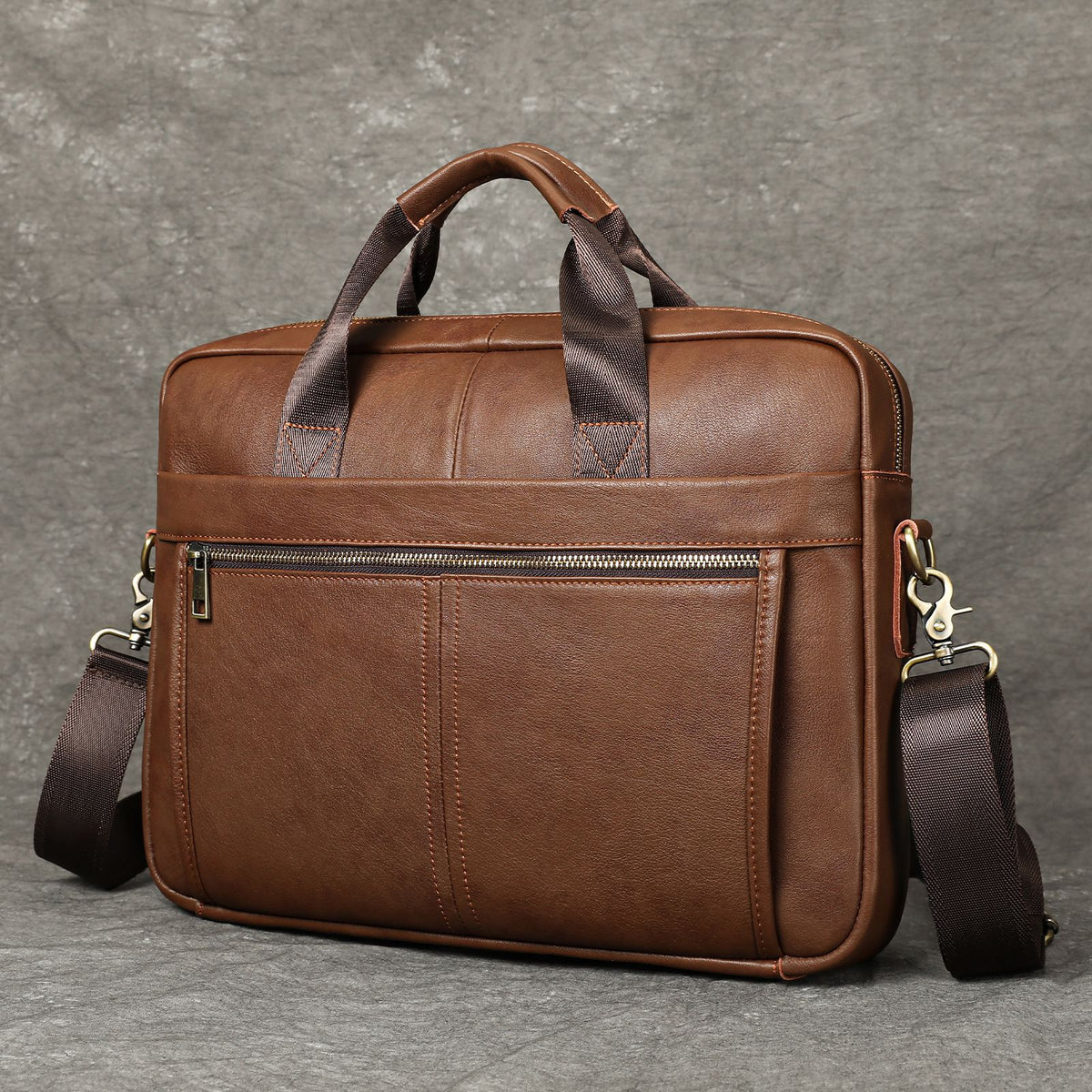 The Clermont Genuine Leather Briefcase