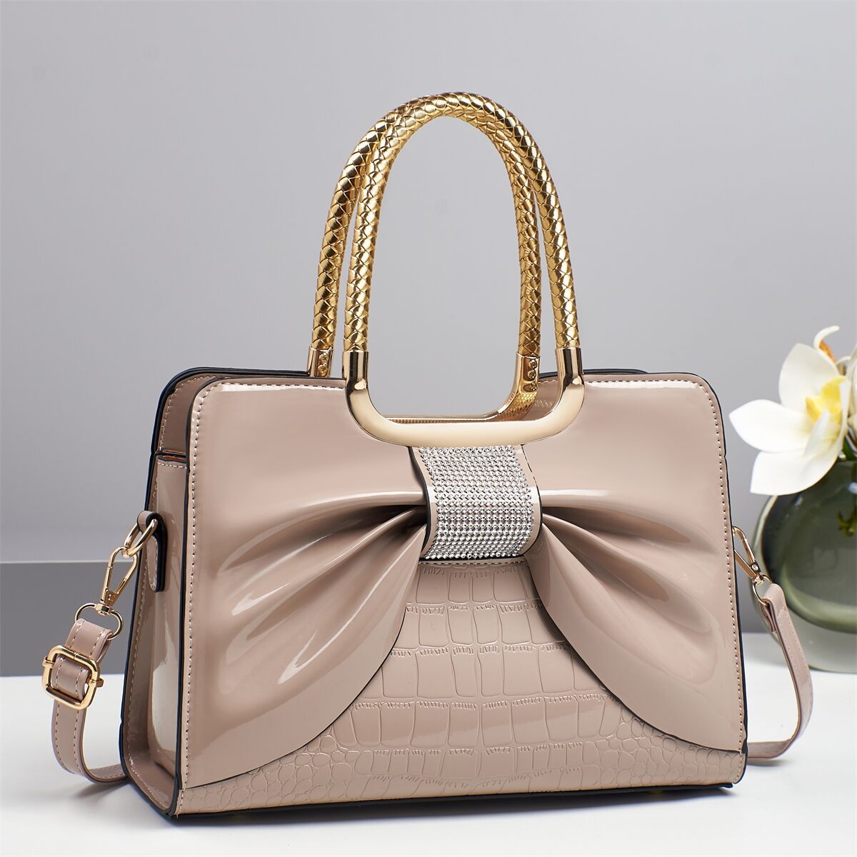 The Glow Leather Handbag