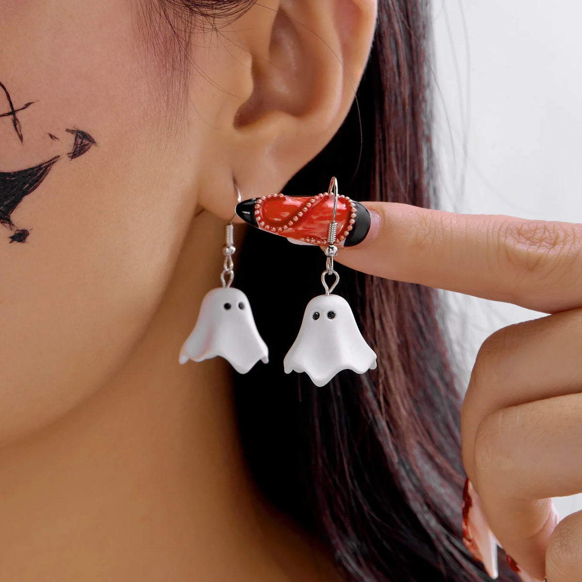 Spooky Boo Dangle Earrings