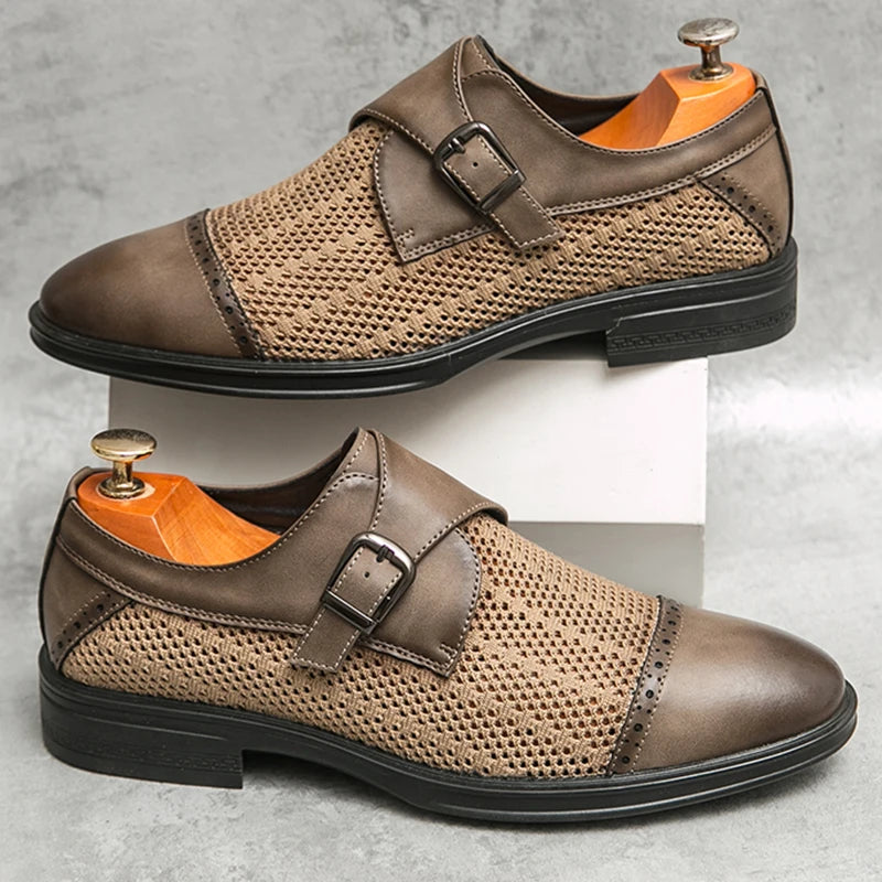 Carvini Buckle Loafers