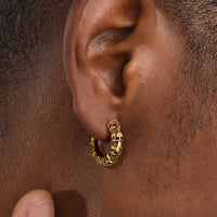 Memento Mori Hoop Earrings