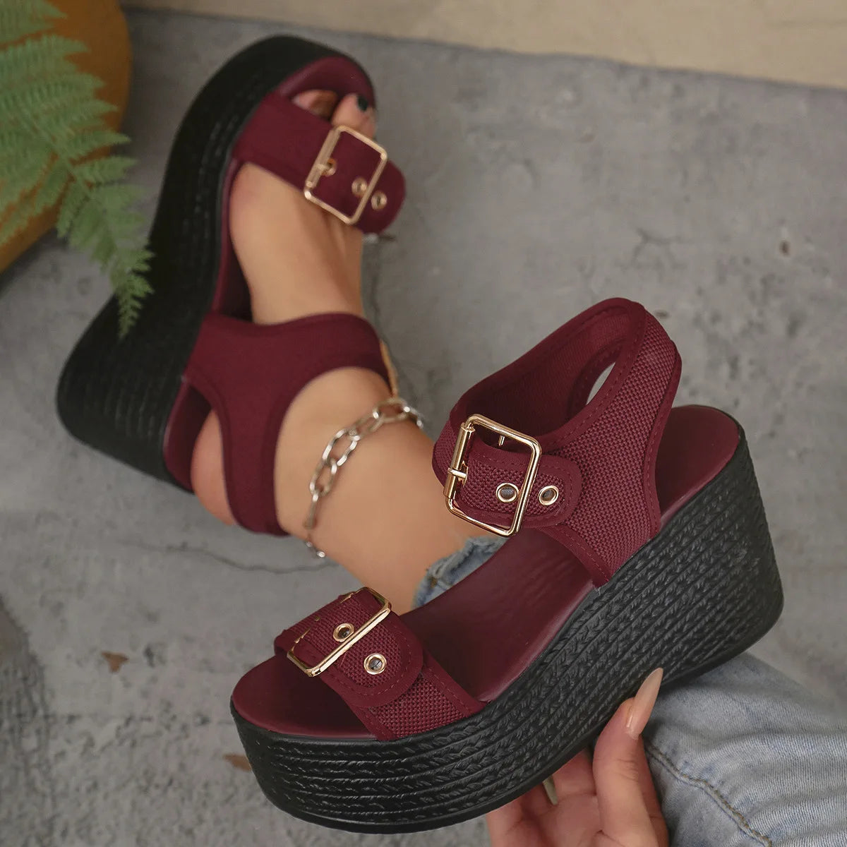 Victoria Platform Wedges