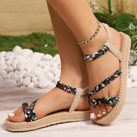 Floriel Woven Sandals