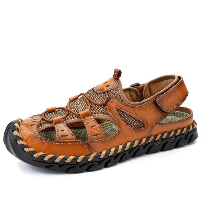 Jason Leather Sandals